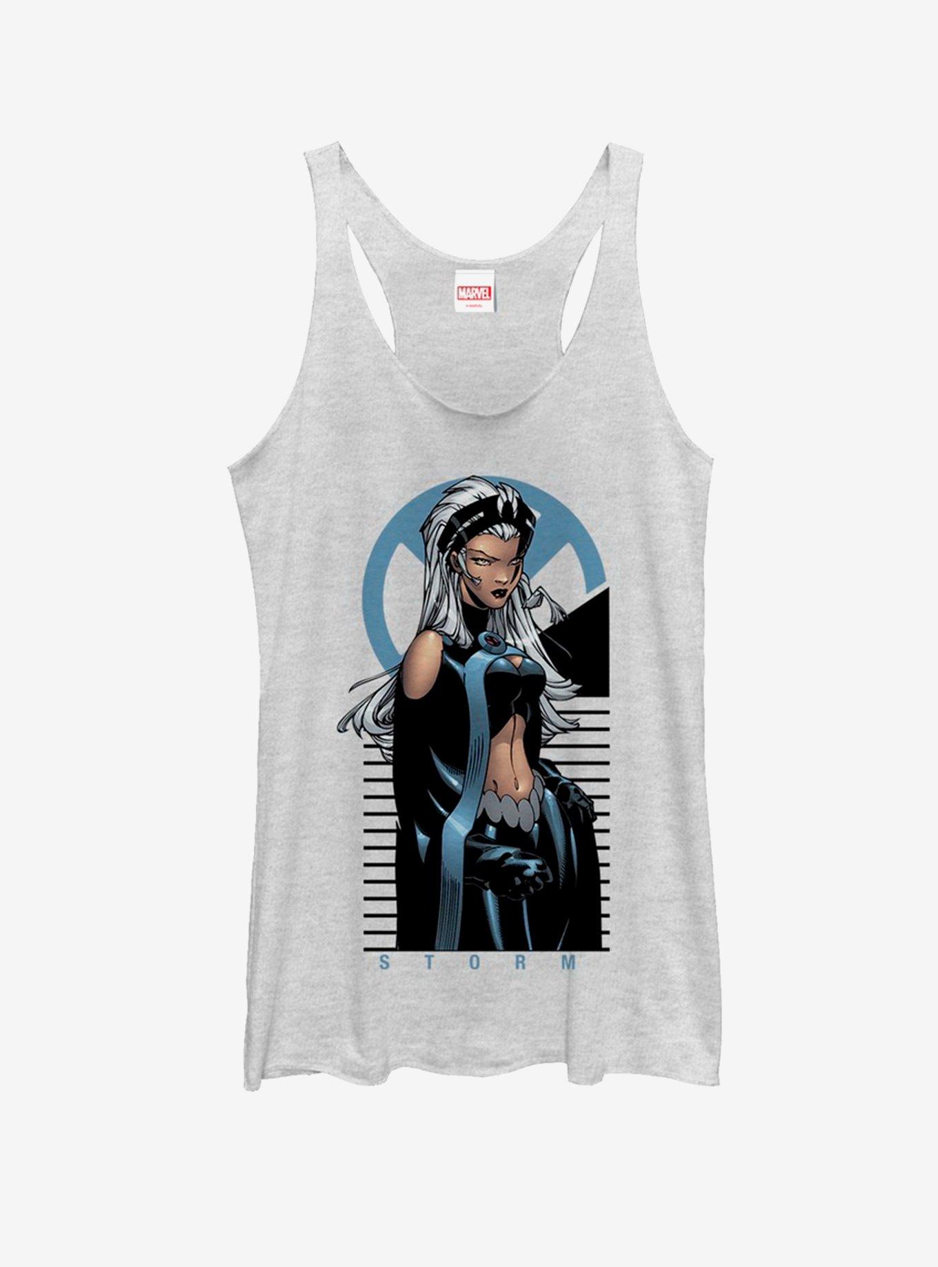 Marvel Storm Standing Girls Tank, WHITE HTR, hi-res