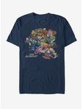 Nintendo Sunset Kartin T-Shirt, NAVY HTR, hi-res
