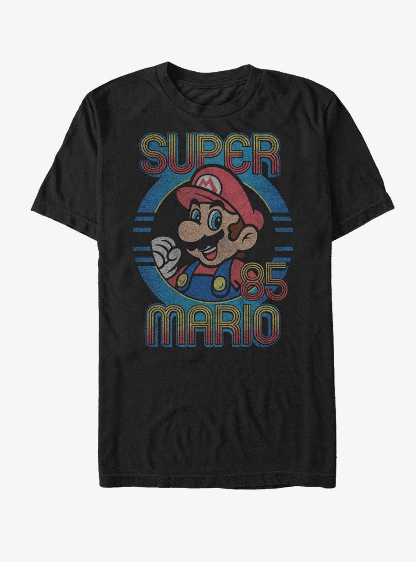 Nintendo Super 85 Fade T-Shirt, BLACK, hi-res