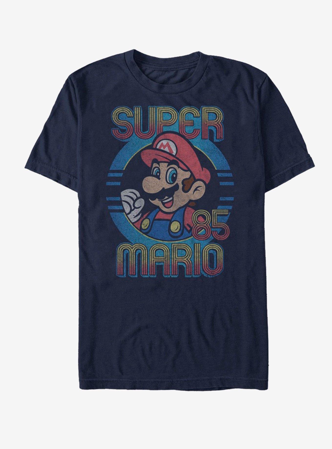 Nintendo Super 85 Fade T-Shirt, NAVY, hi-res