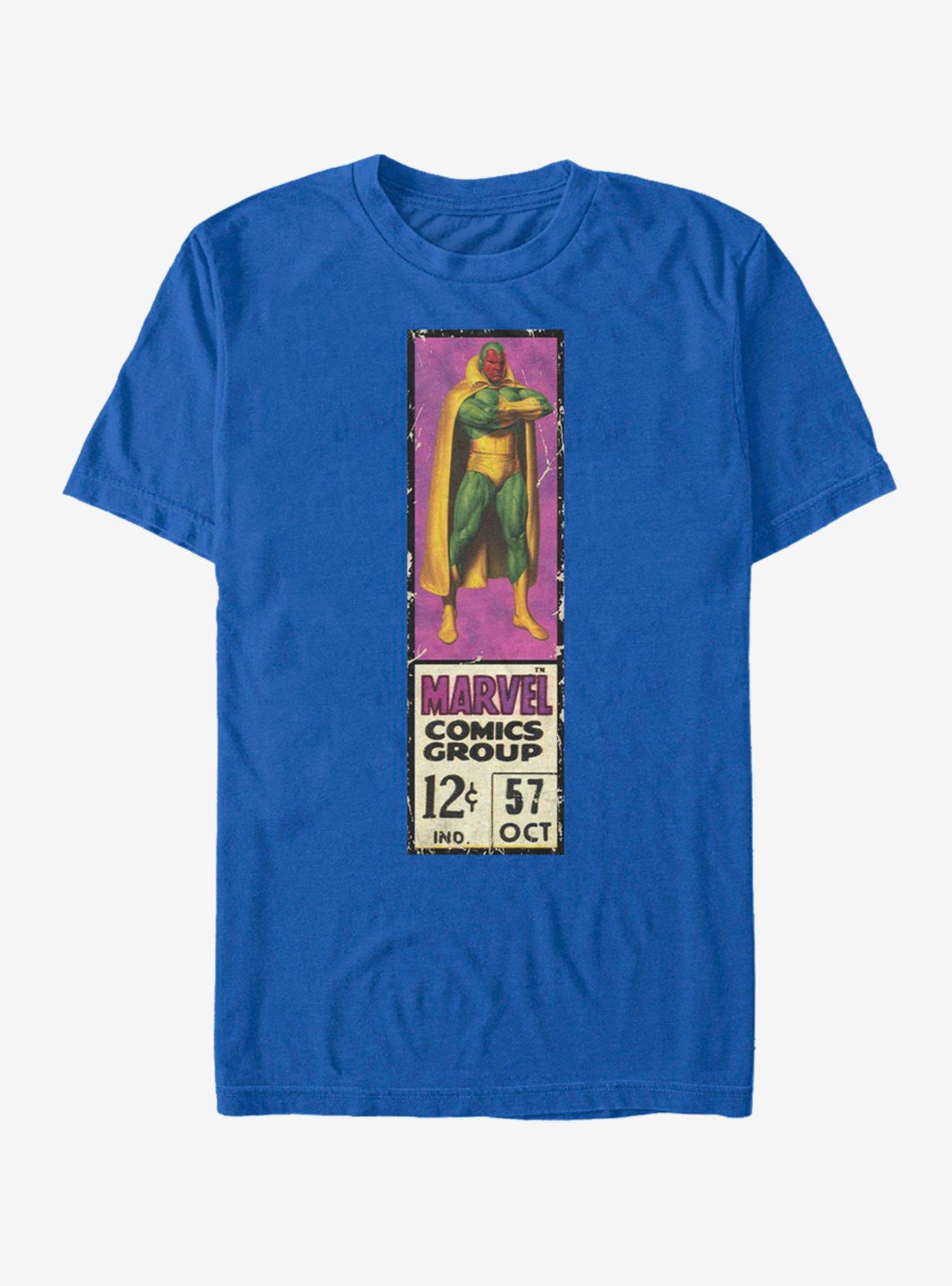 Marvel Vision Label T-Shirt, ROYAL, hi-res