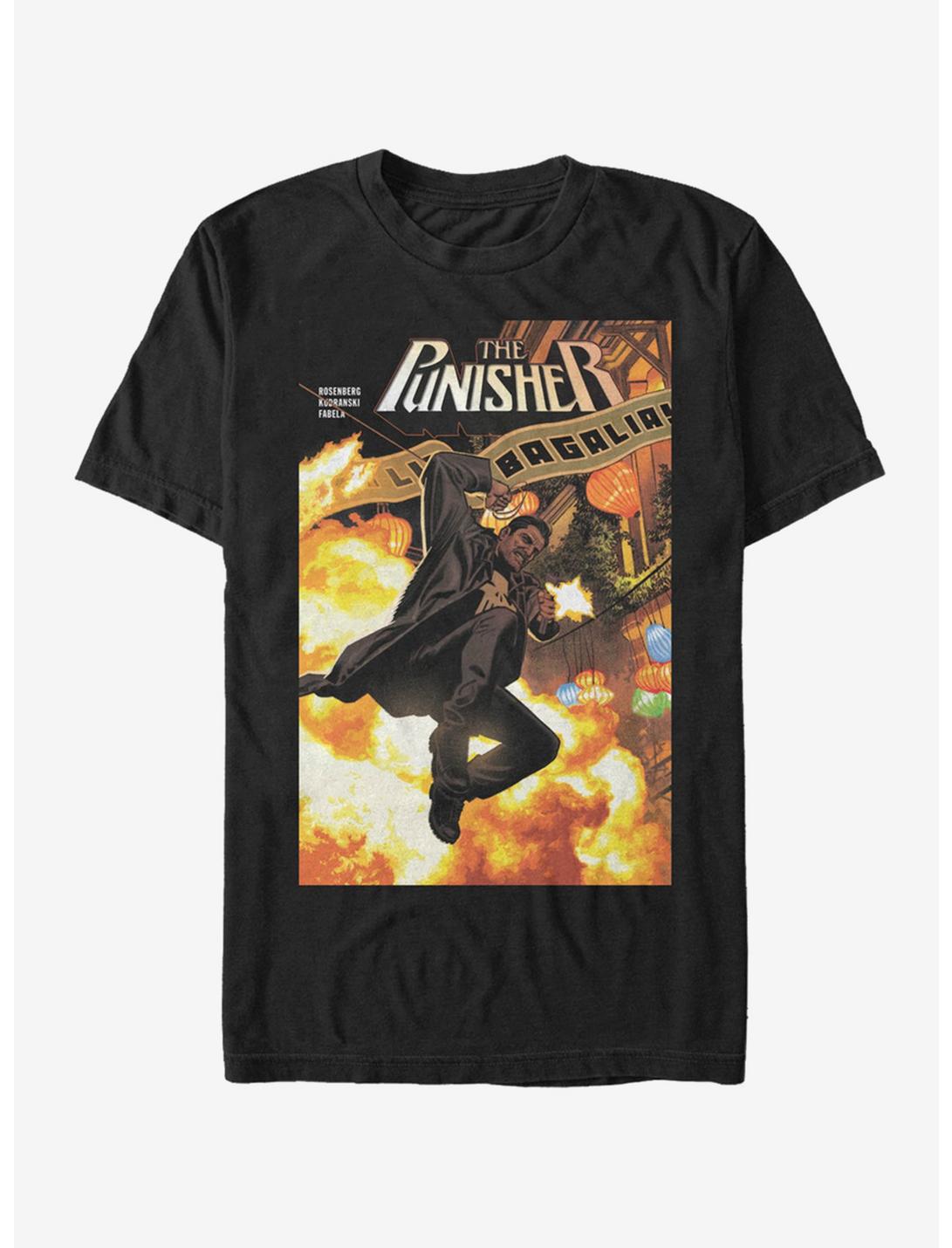 Marvel Punisher T-Shirt, BLACK, hi-res