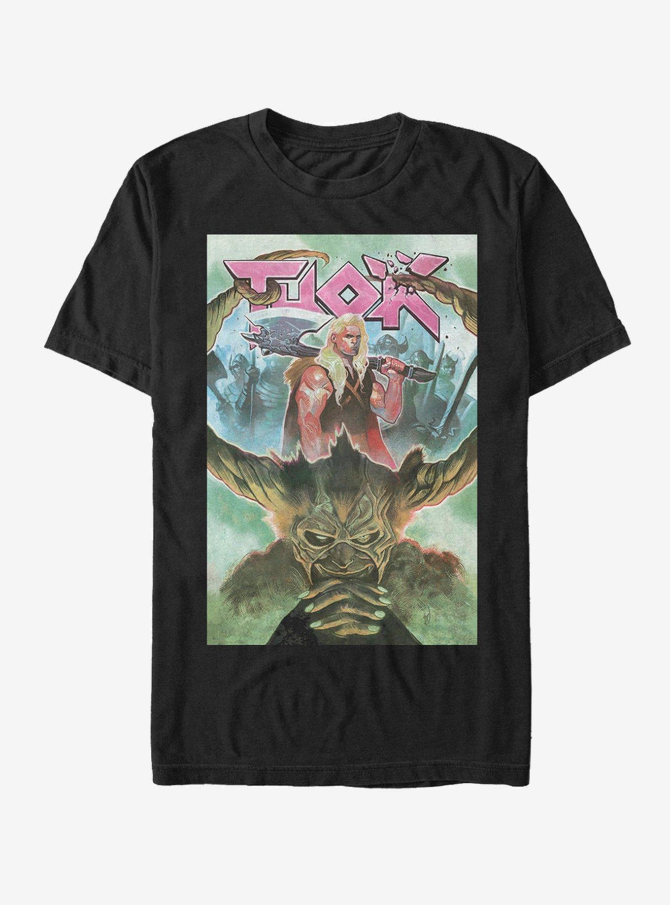 Marvel Thor T-Shirt, BLACK, hi-res