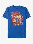 Marvel Thor Retro Hammer T-Shirt, ROYAL, hi-res