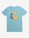 The Land Before Time C Is For Chomper Alphabet T-Shirt, TURQUOISE, hi-res