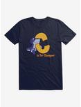 The Land Before Time C Is For Chomper Alphabet T-Shirt, NAVY, hi-res