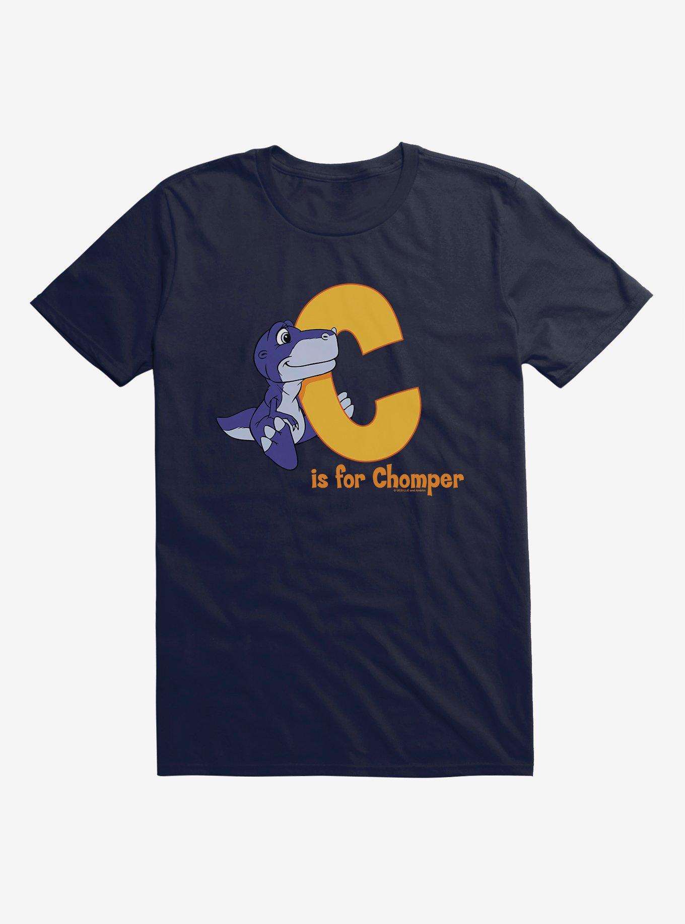 The Land Before Time C Is For Chomper Alphabet T-Shirt, , hi-res