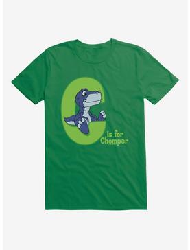 The Land Before Time C Is For Chomper Green T-Shirt, KELLY GREEN, hi-res