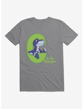 The Land Before Time C Is For Chomper Green T-Shirt, STORM GREY, hi-res