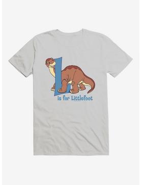 The Land Before Time L Is For Littlefoot Alphabet T-Shirt, SILVER, hi-res