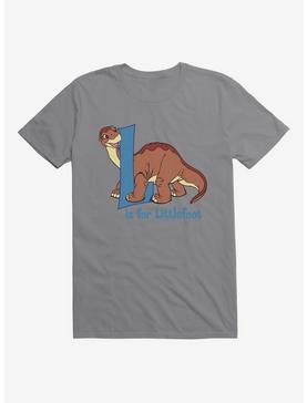 The Land Before Time L Is For Littlefoot Alphabet T-Shirt, STORM GREY, hi-res