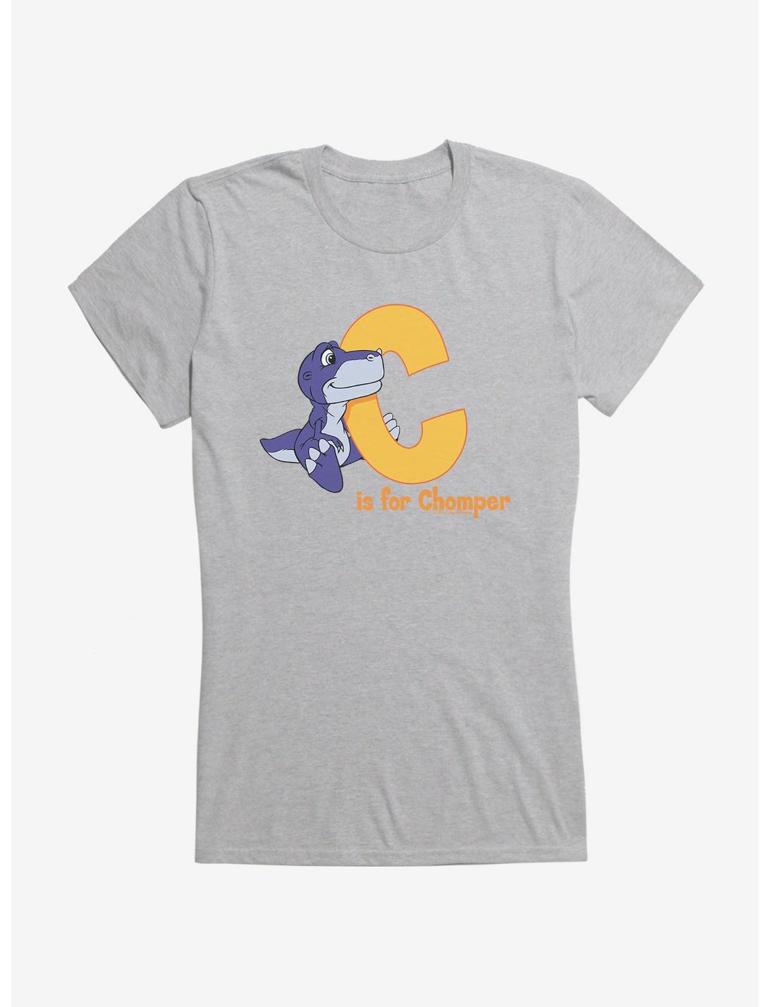 The Land Before Time C Is For Chomper Alphabet Girls T-Shirt, , hi-res