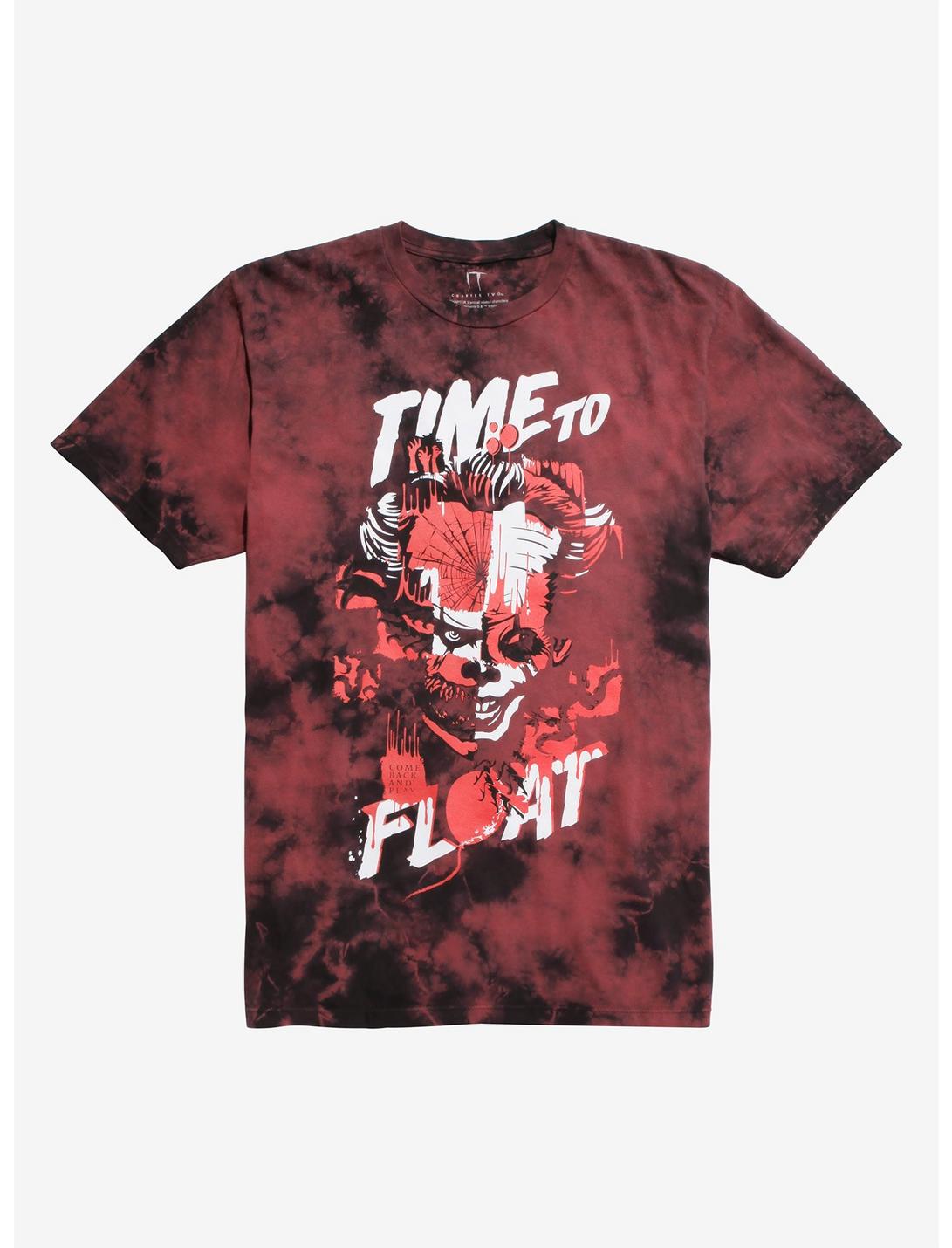 IT Chapter Two Timer To Float Tie-Dye T-Shirt, WHITE, hi-res