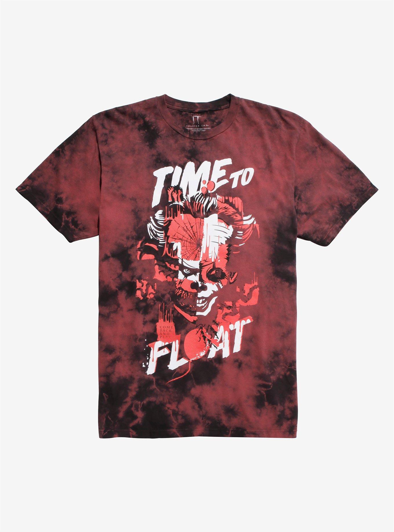 IT Chapter Two Timer To Float Tie-Dye T-Shirt, WHITE, hi-res