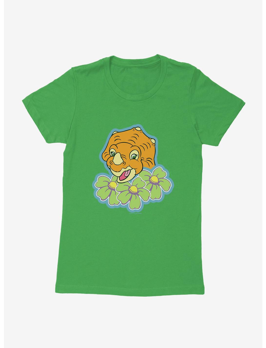 The Land Before Time Cera Flowers Womens T-Shirt, KELLY GREEN, hi-res