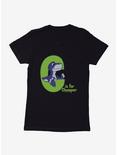 The Land Before Time C Is For Chomper Green Womens T-Shirt, BLACK, hi-res