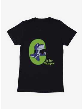 The Land Before Time C Is For Chomper Green Womens T-Shirt, , hi-res