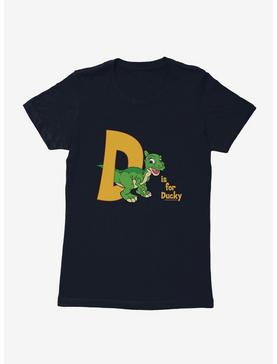 The Land Before Time D Is For Ducky Womens T-Shirt, MIDNIGHT NAVY, hi-res