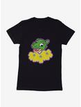 The Land Before Time Ducky Flowers Womens T-Shirt, BLACK, hi-res