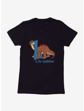 The Land Before Time L Is For Littlefoot Alphabet Womens T-Shirt, , hi-res