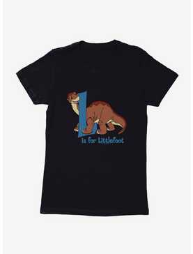 The Land Before Time L Is For Littlefoot Alphabet Womens T-Shirt, , hi-res