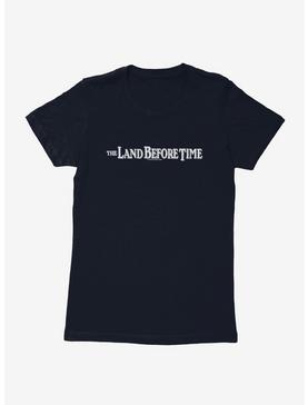 The Land Before Time Title Logo Womens T-Shirt, MIDNIGHT NAVY, hi-res