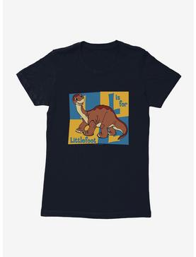The Land Before Time L Is For Littlefoot Womens T-Shirt, MIDNIGHT NAVY, hi-res