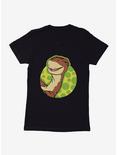 The Land Before Time Littlefoot Green Portrait Womens T-Shirt, BLACK, hi-res