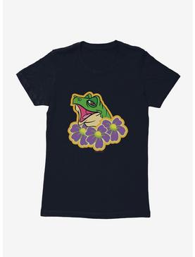The Land Before Time Spike Flowers Womens T-Shirt, MIDNIGHT NAVY, hi-res