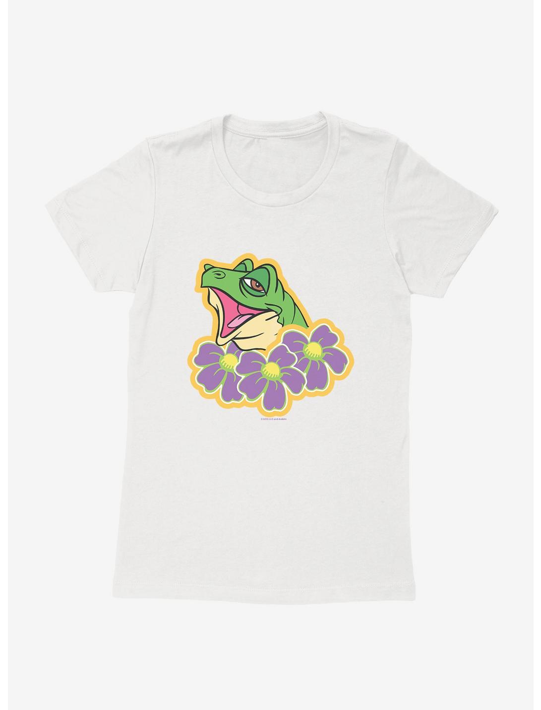 The Land Before Time Spike Flowers Womens T-Shirt, WHITE, hi-res