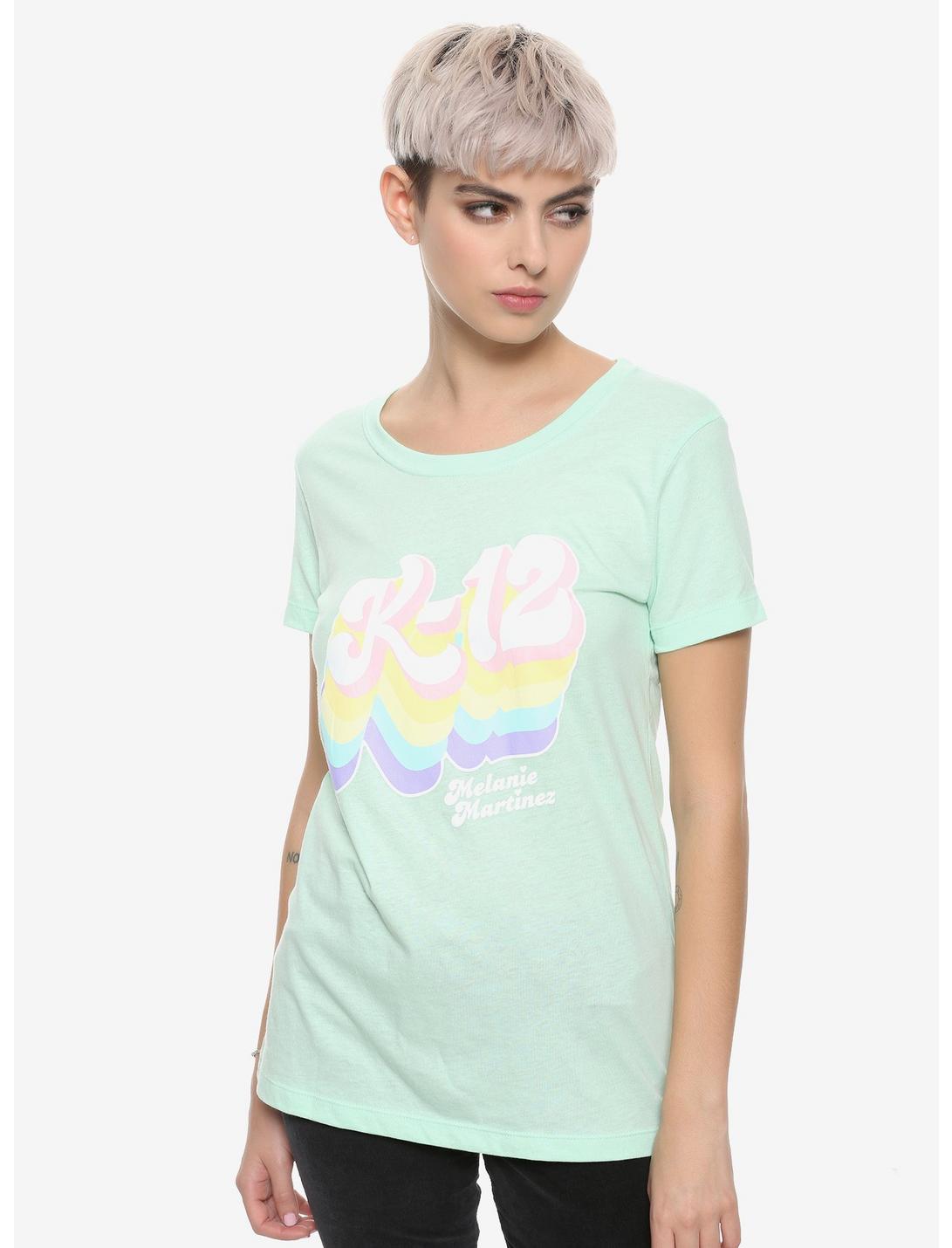 Melanie Martinez K-12 Rainbow Logo Girls T-Shirt, MINT, hi-res