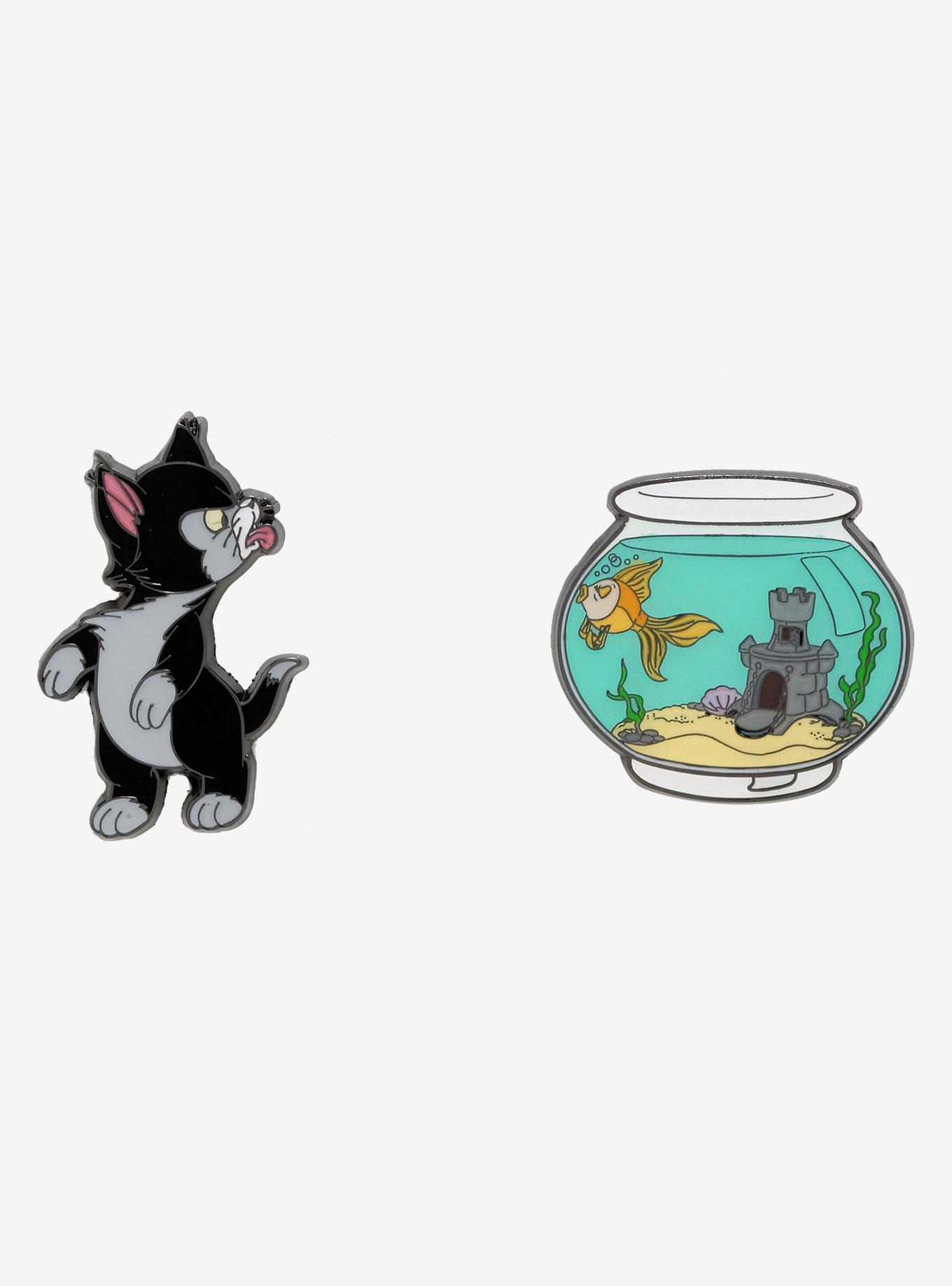 Loungefly Disney Pinocchio Figaro & Cleo Enamel Pin Set - BoxLunch