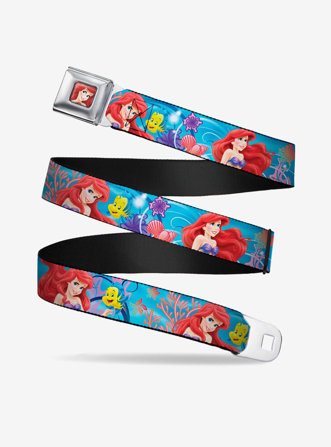 Disney The Little Mermaid Flounder Underwater Poses Seatbelt Belt , , hi-res