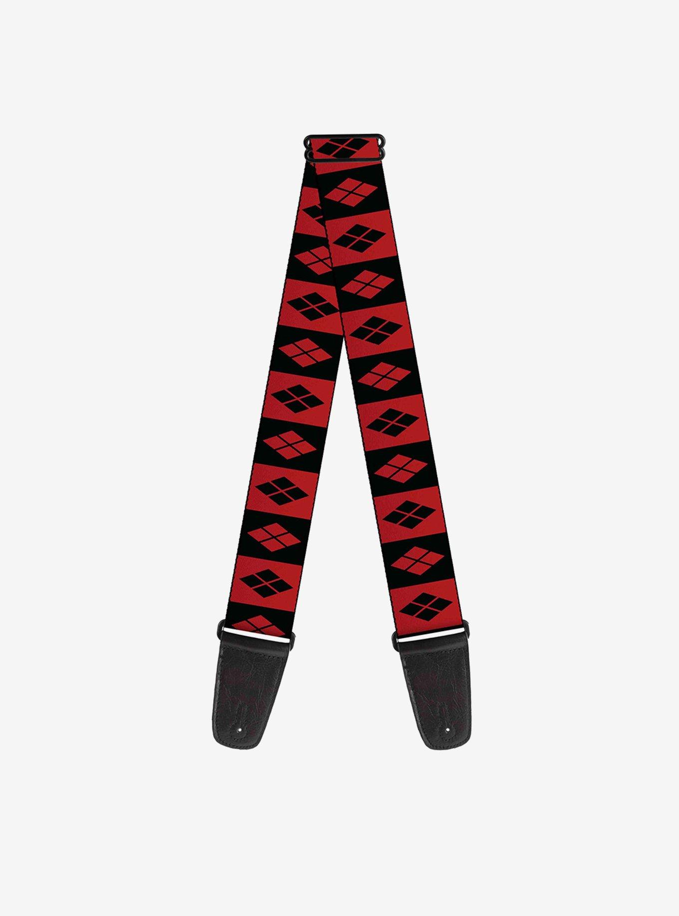 DC Comics Harley Quinn Diamond Guitar Strap, , hi-res