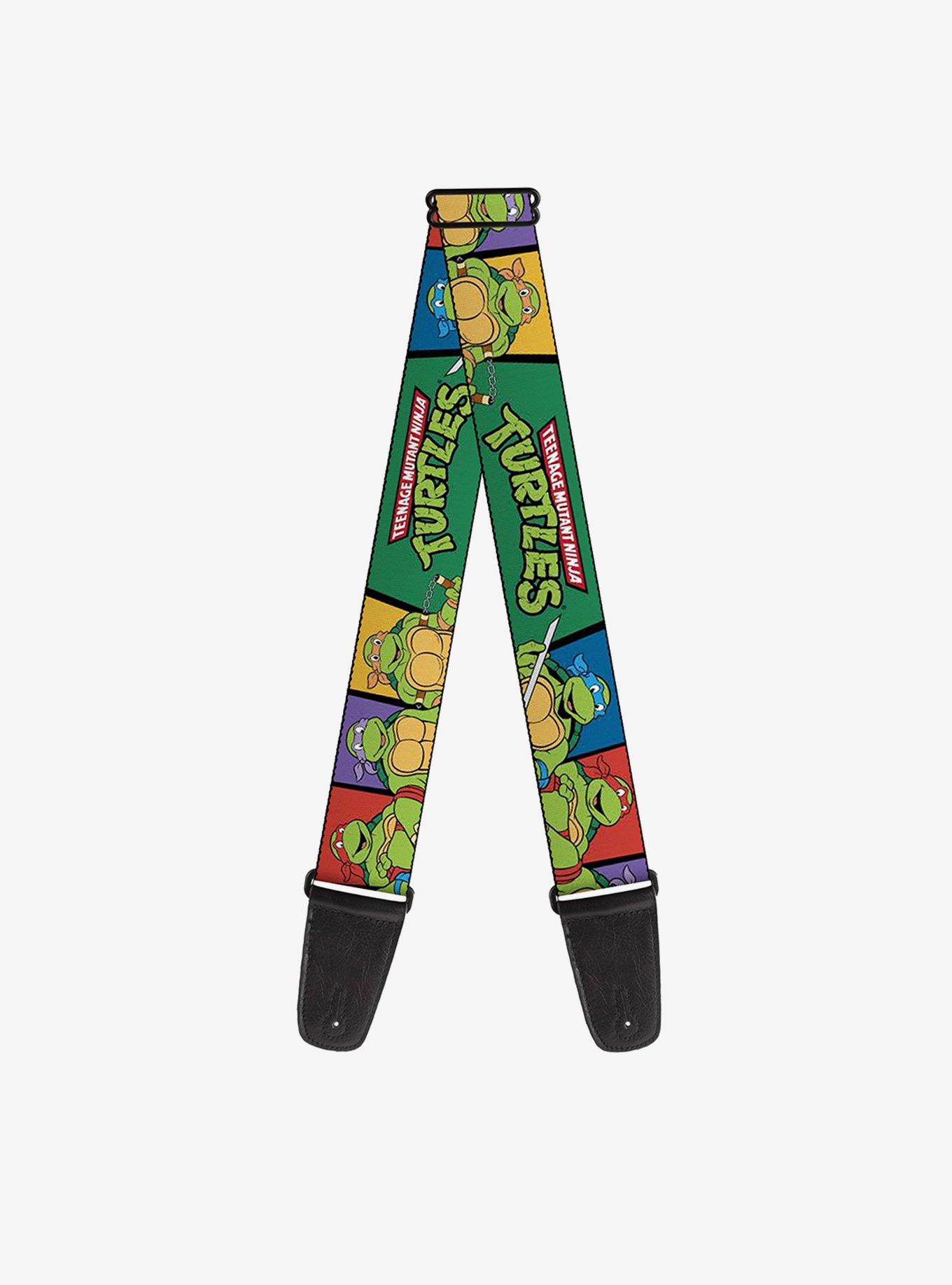 Teenage Mutant Ninja Turtles Group Pose Guitar Strap, , hi-res