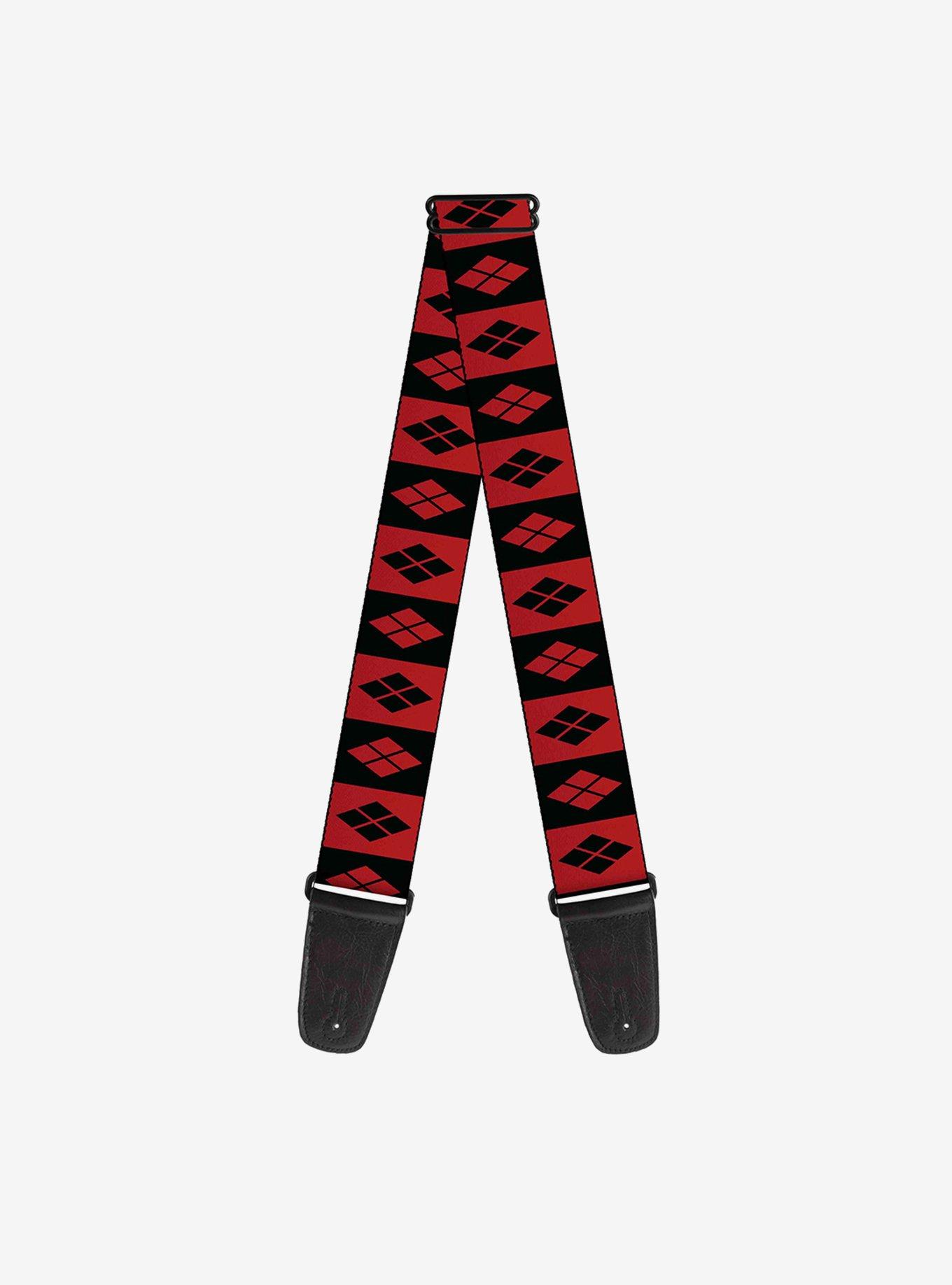 DC Comics Harley Quinn Diamond Guitar Strap, , hi-res