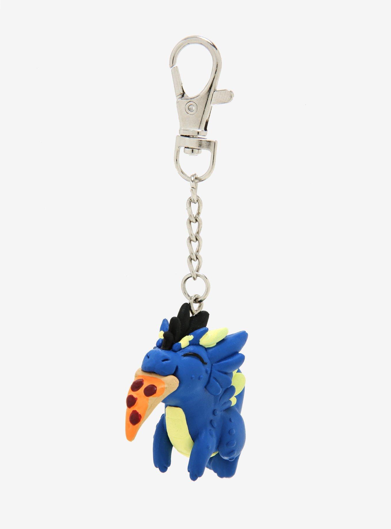Dragons And Beasties Pep Food Dragon Key Chain, , hi-res
