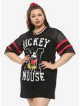 Disney Mickey Mouse Athletic Jersey Dress Plus Size, BLACK, hi-res