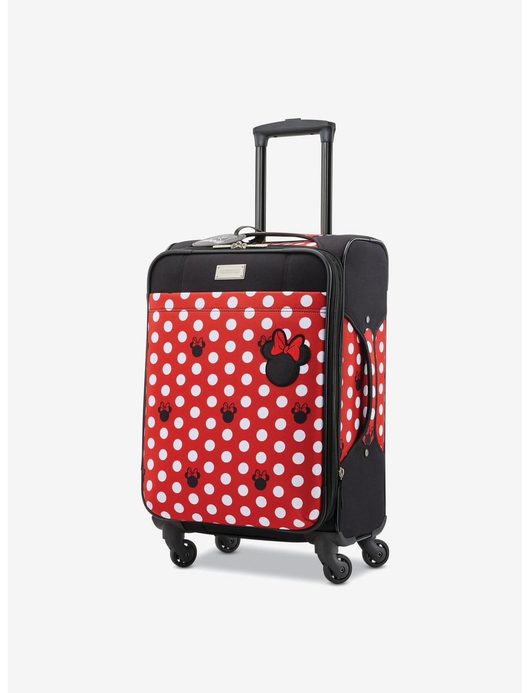 Disney Minnie Mouse Dots Carry On Spinner Softside Luggage, , hi-res