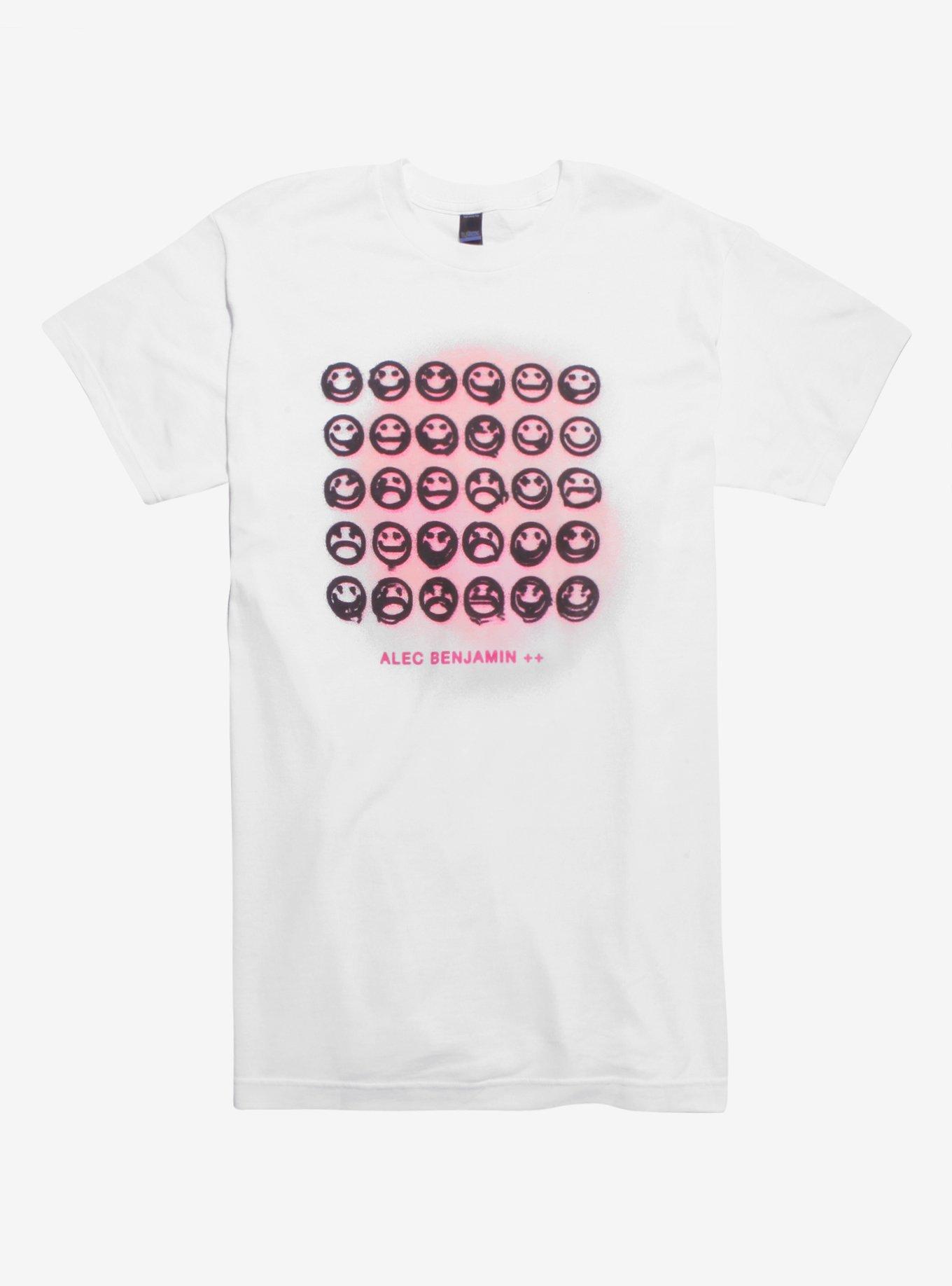 Alec Benjamin Smile T-Shirt, WHITE, hi-res