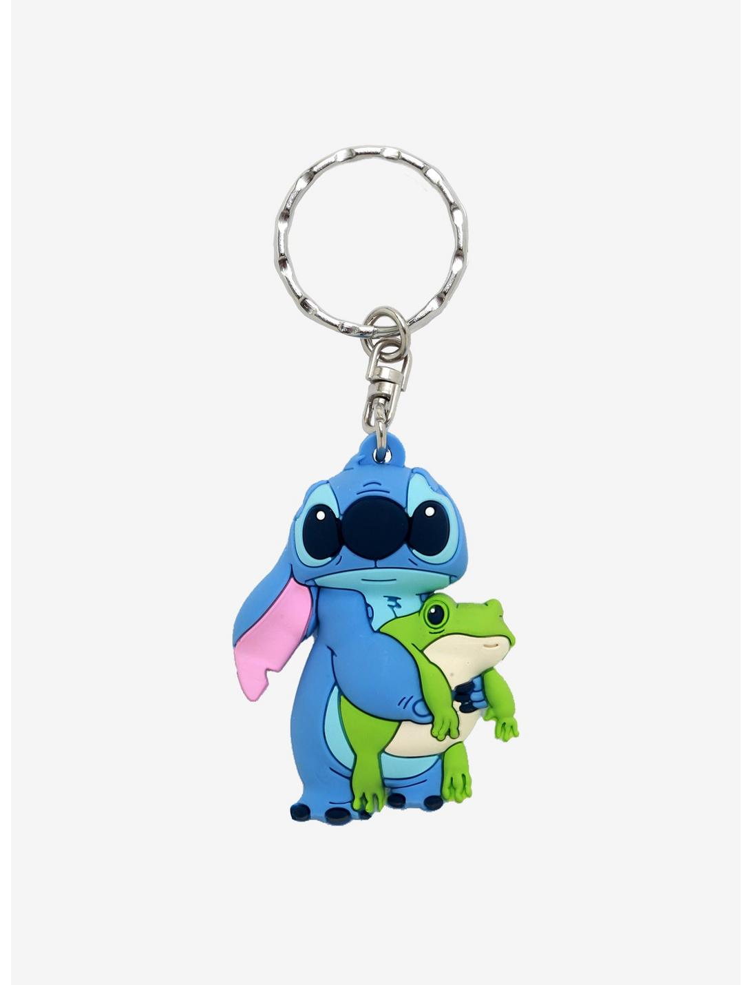 Loungefly Disney Lilo & Stitch Frog Figural Key Chain, , hi-res