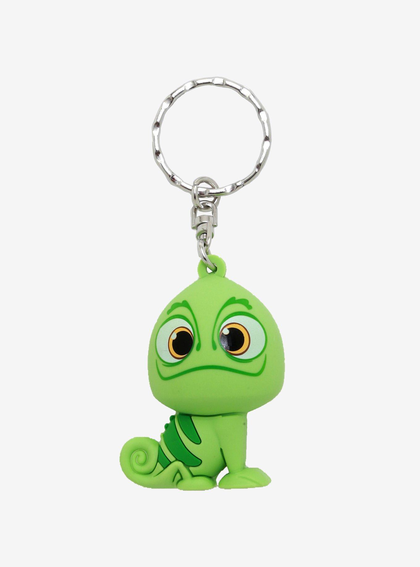 LF Disney Tangled Lenticular Pascal Flowers Enamel Keychain - Collection  Lounge