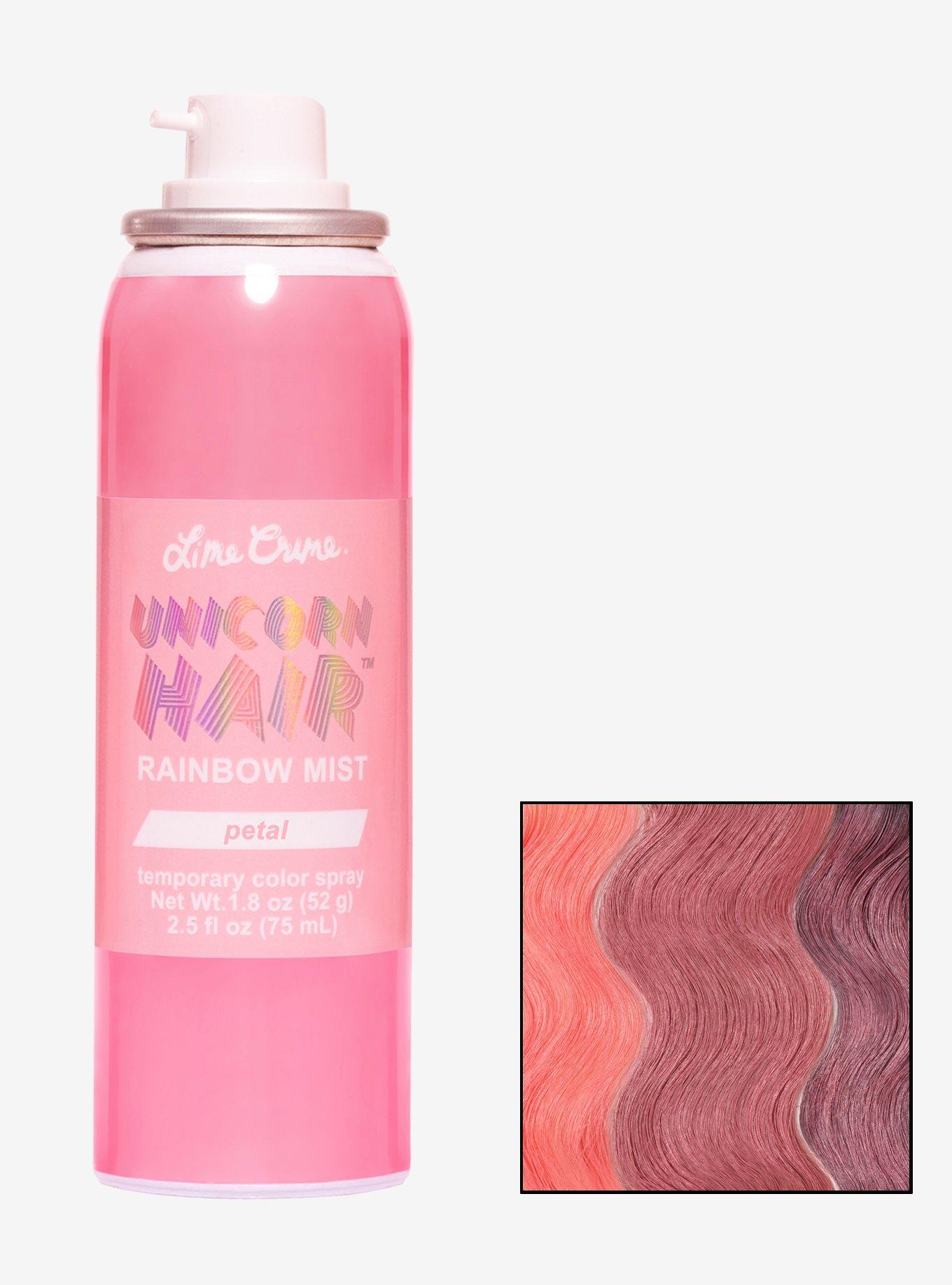 Lime Crime Unicorn Hair Rainbow Mist Petal Temporary Hair Color, , hi-res