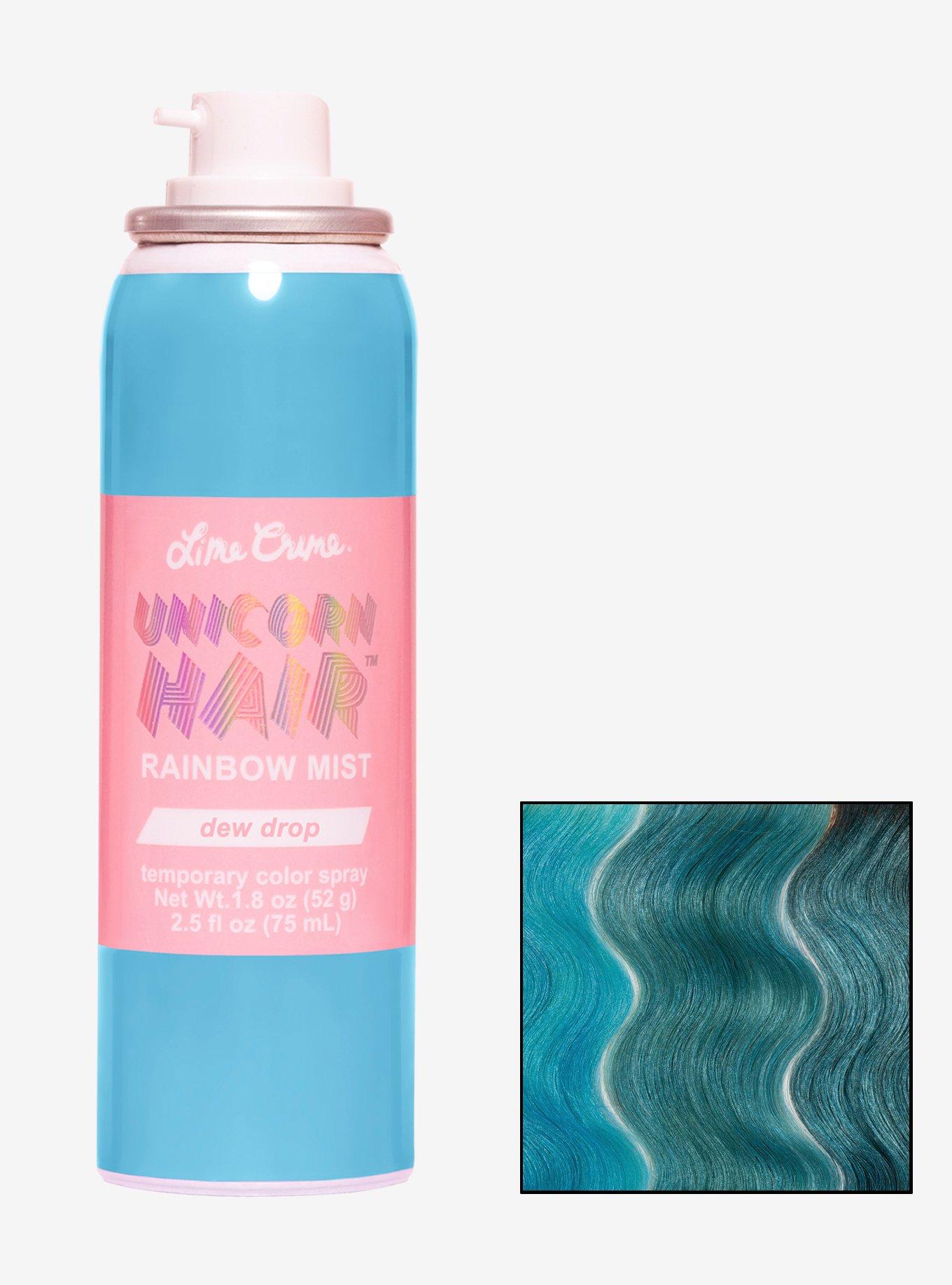 Lime Crime Unicorn Hair Rainbow Mist Dew Drop Temporary Hair Color, , hi-res
