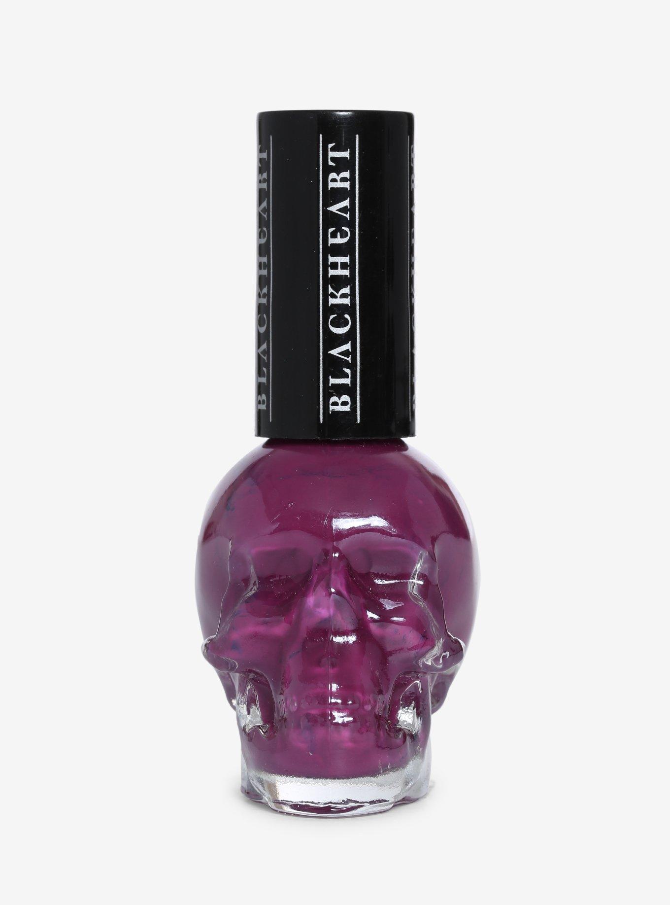 Blackheart Beauty Purple Berry Nail Polish, , hi-res