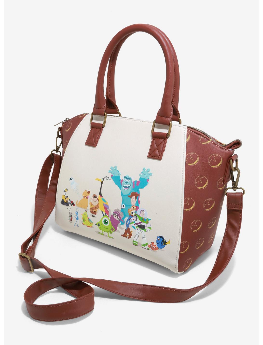 Loungefly Disney Pixar Characters Satchel Bag, , hi-res
