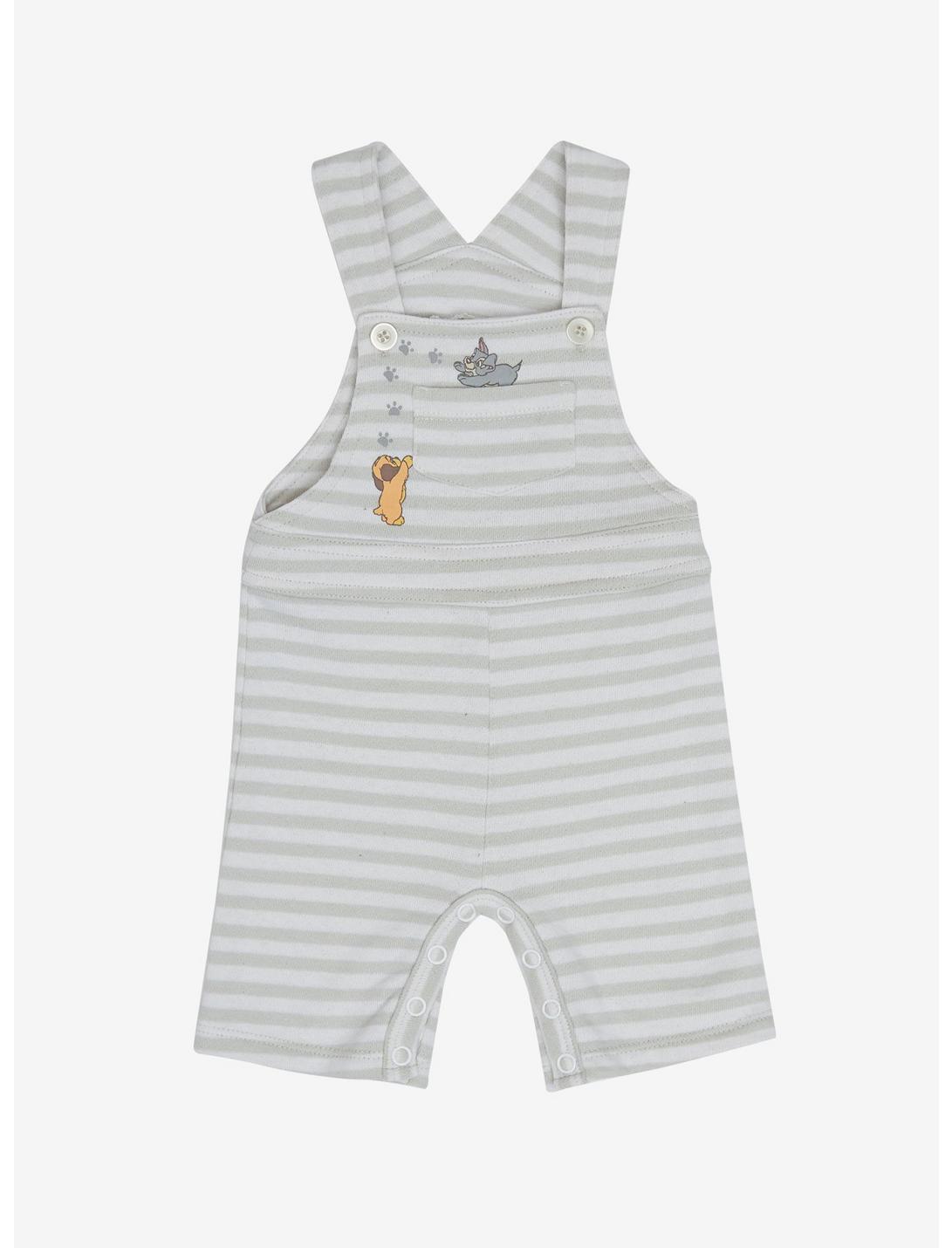 Our Universe Disney Lady and the Tramp Striped Infant Overall - BoxLunch Exclusive, MULTI, hi-res