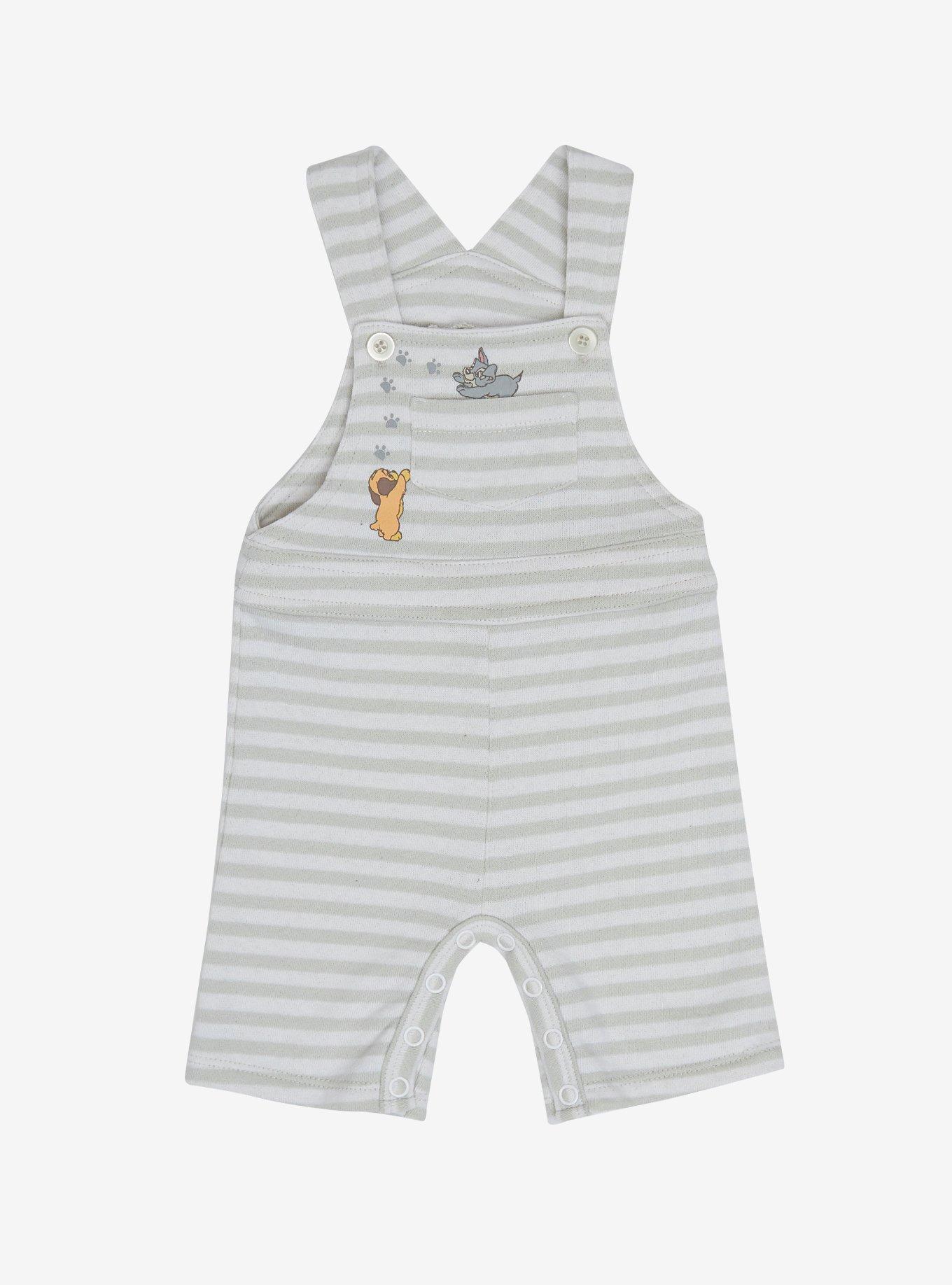 Our Universe Disney Lady and the Tramp Striped Infant Overall - BoxLunch Exclusive, MULTI, hi-res