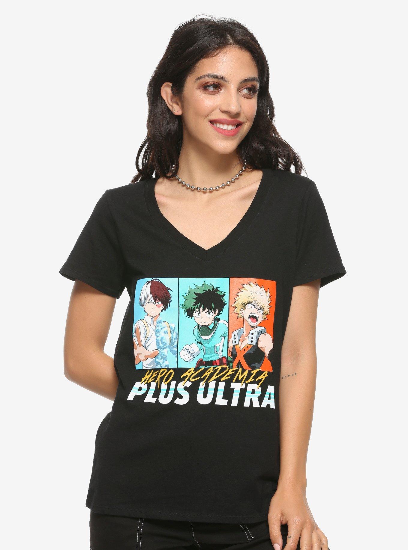 My Hero Academia Hero Trio Panel Girls T-Shirt, MULTI, hi-res