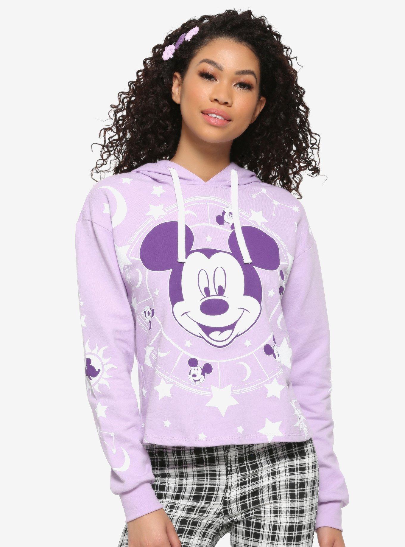 Disney Women's Mickey Mouse Hoodie - Pink - Size XL